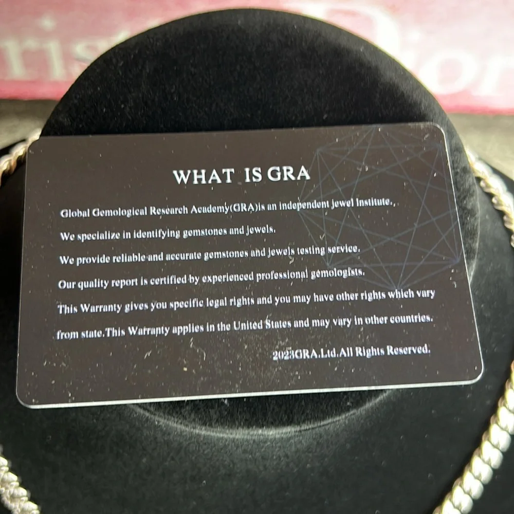 925 Moissanite 66 Grams. NWT.  #44 - Picture 3 of 7